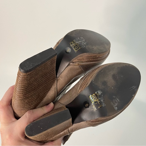 DV by Dolce vita 6 Dempsey booties taupe leather high heel womens - Picture 13 of 14